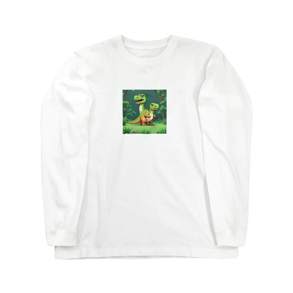 OTIRUBUTUBUTUのいきわかれ恐竜 Long Sleeve T-Shirt