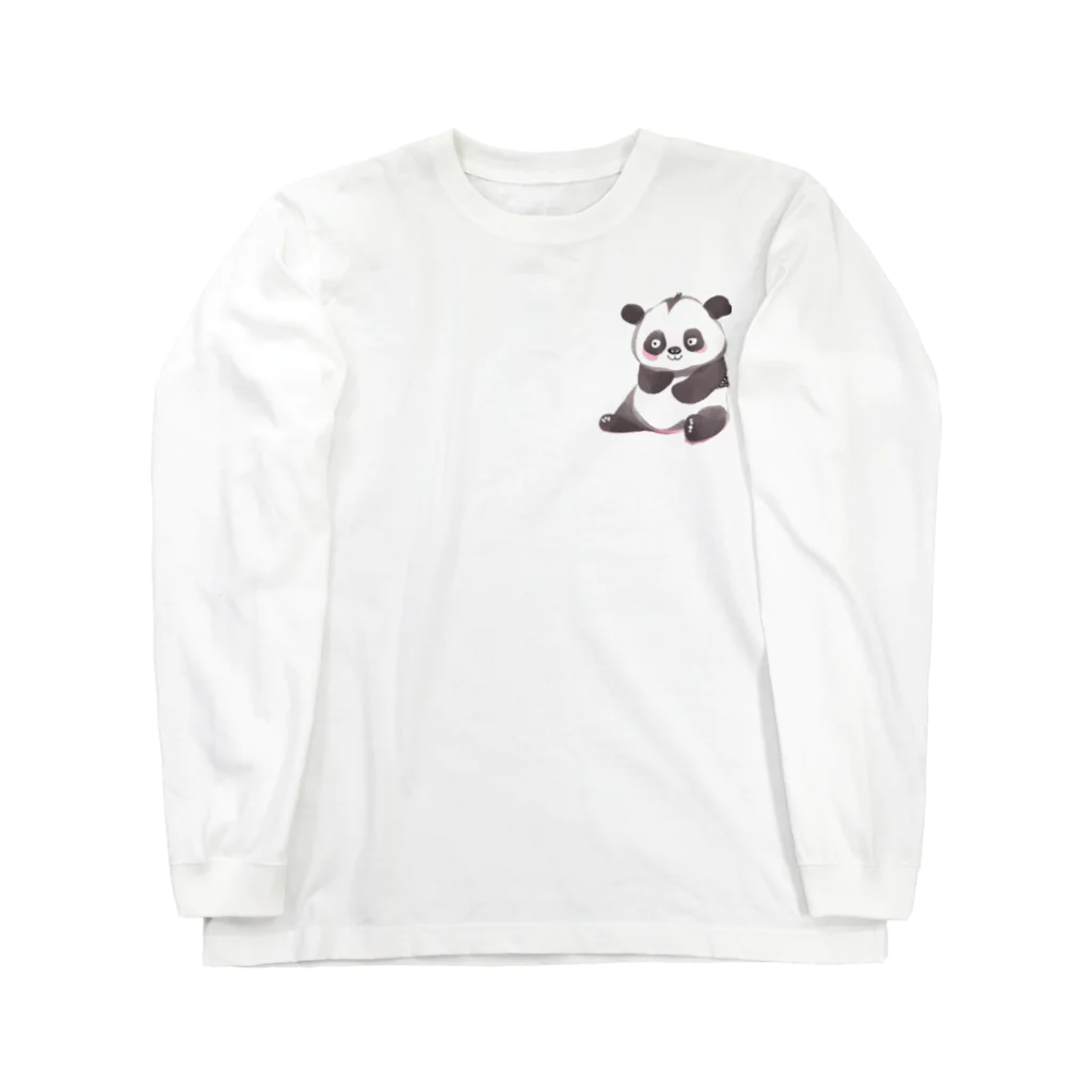 Narisukeのかわいいパンダさん Long Sleeve T-Shirt