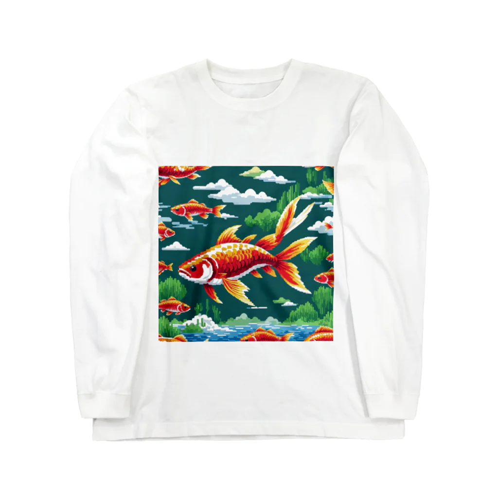 yukki1975のピクセルアートの5月 Long Sleeve T-Shirt