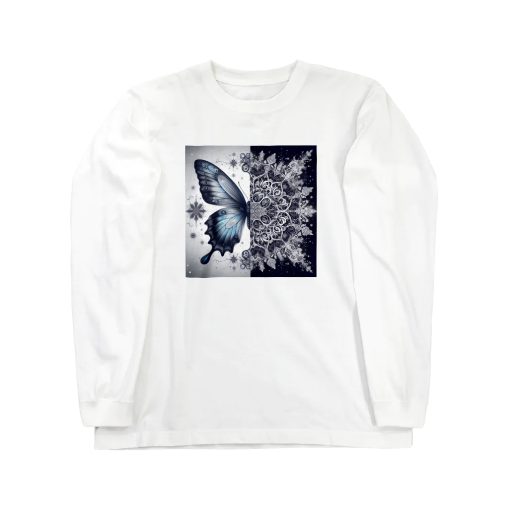 MILK_chocoの蝶 Long Sleeve T-Shirt