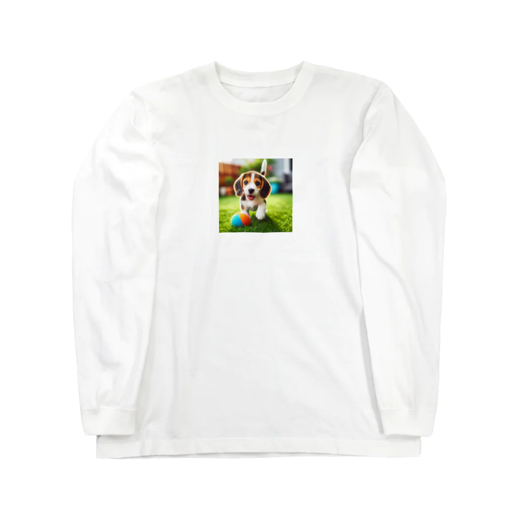 カジノ屋のビーグル犬キキちゃん Long Sleeve T-Shirt