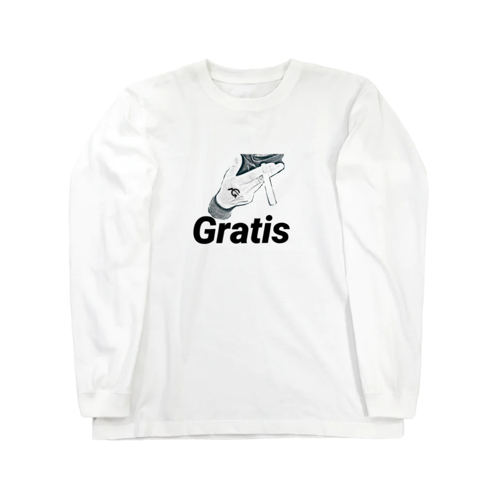 Gratis officialのsmoker　ロゴ ロングスリーブTシャツ