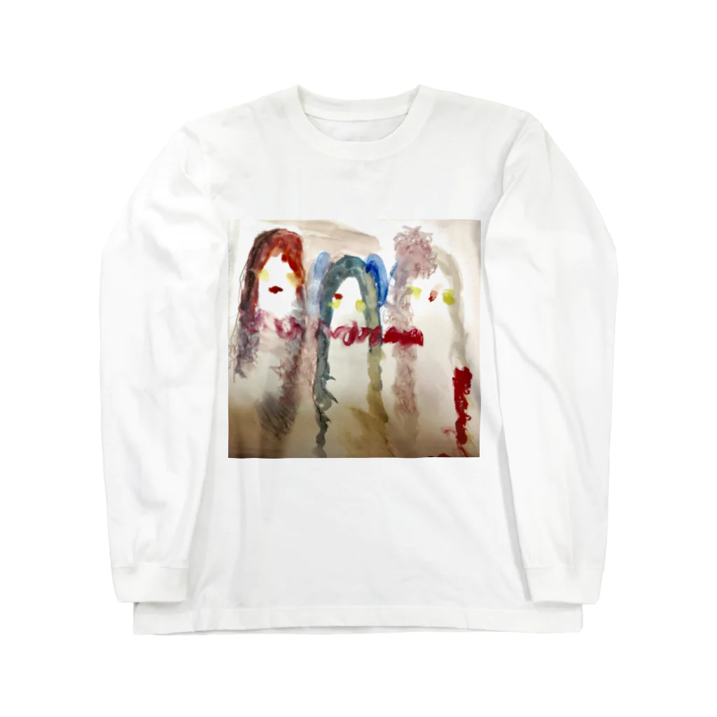 ひゃんさやショッピングの主人公３人 Long Sleeve T-Shirt