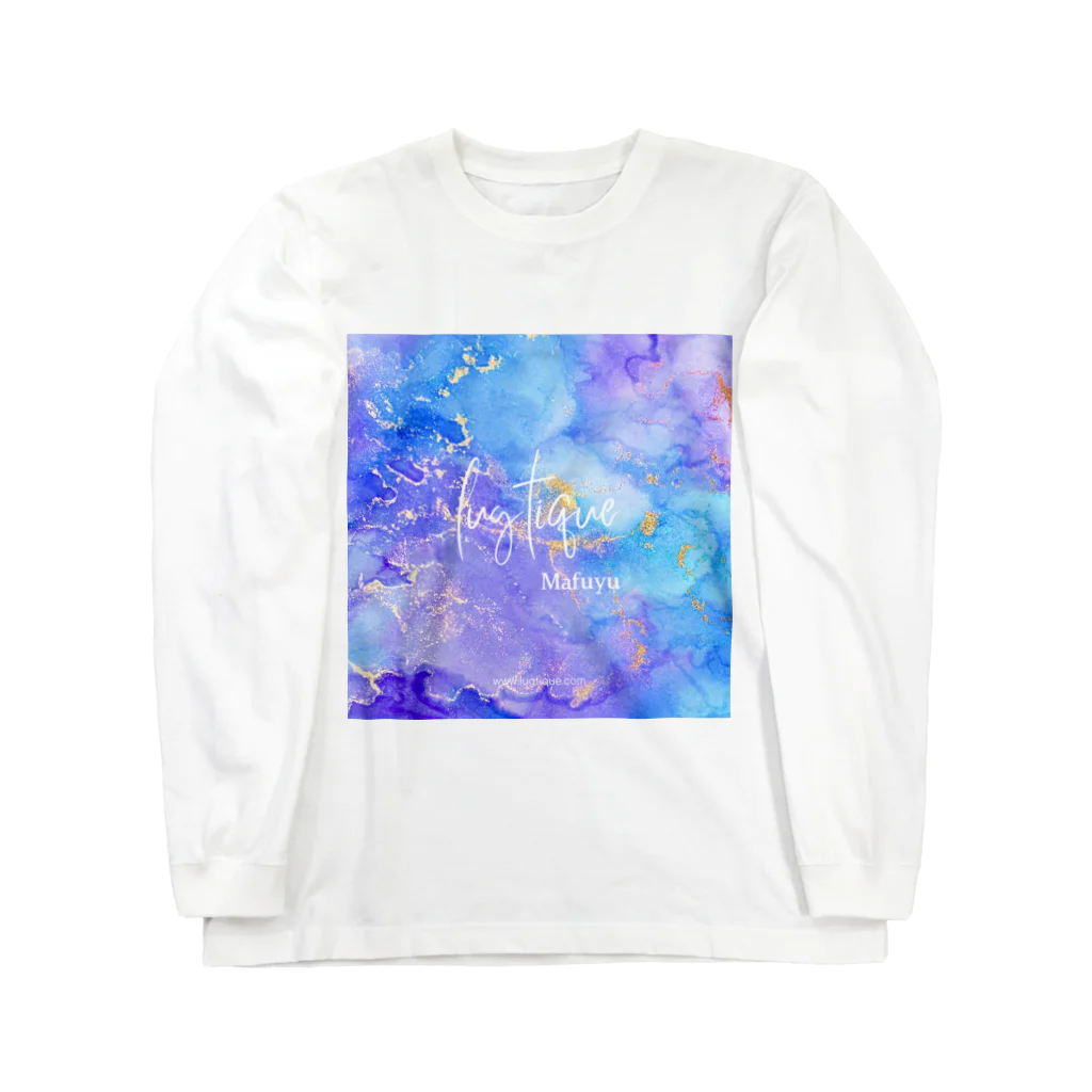 Mafuyuの手描きアートのルミナス手描き水彩画アート Long Sleeve T-Shirt