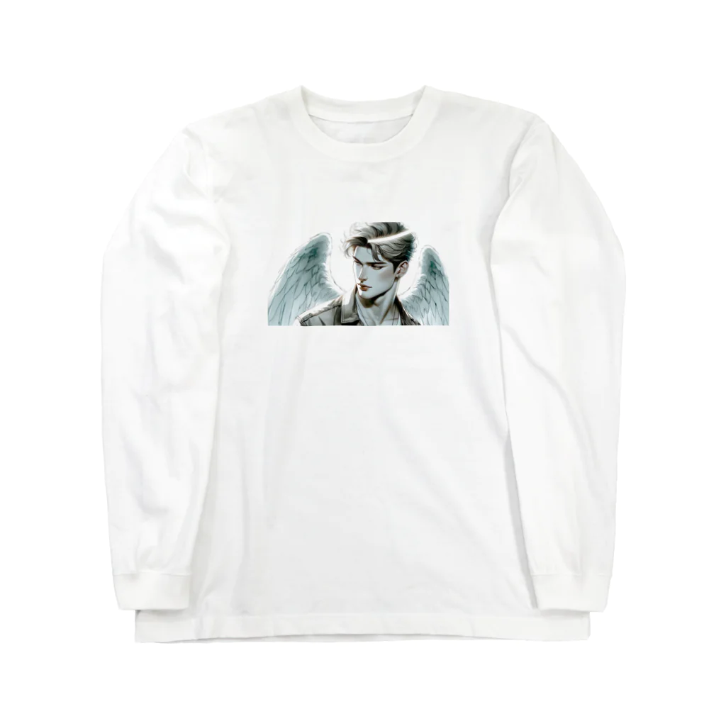 Jonnybanbanの新感覚スタイルのイケメン天使 Long Sleeve T-Shirt