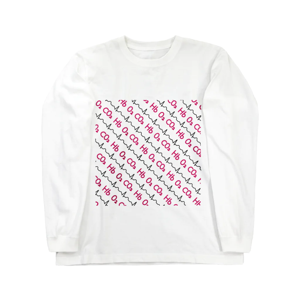 華燐~karin~の心電図と酸素たち Long Sleeve T-Shirt