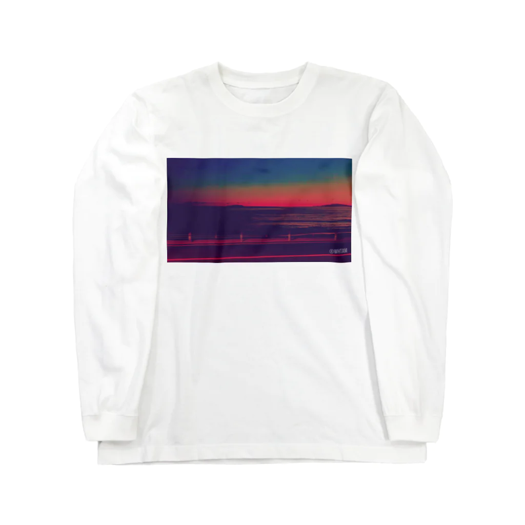 WHTAMのcalm  sunset ロングスリーブTシャツ