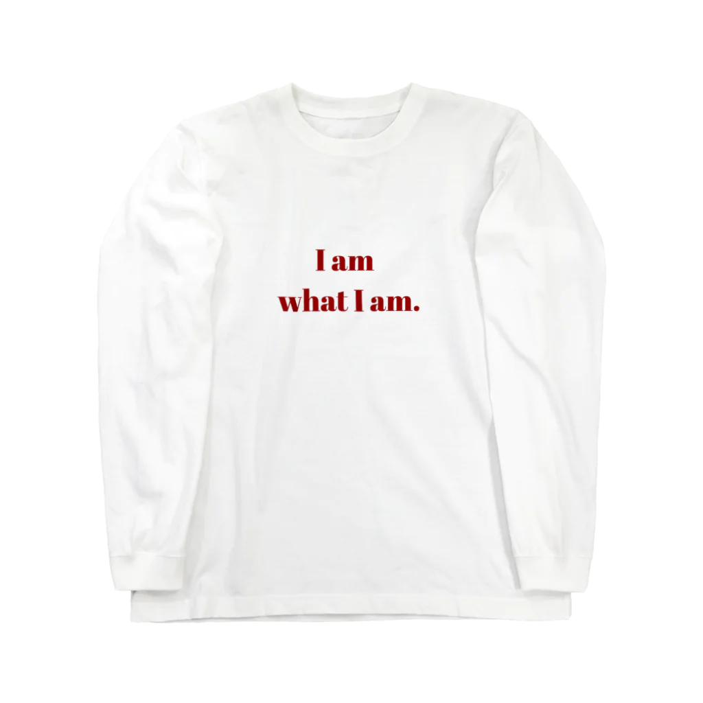 PANNIEのI AM  WHAT I AM ロングスリーブTシャツ