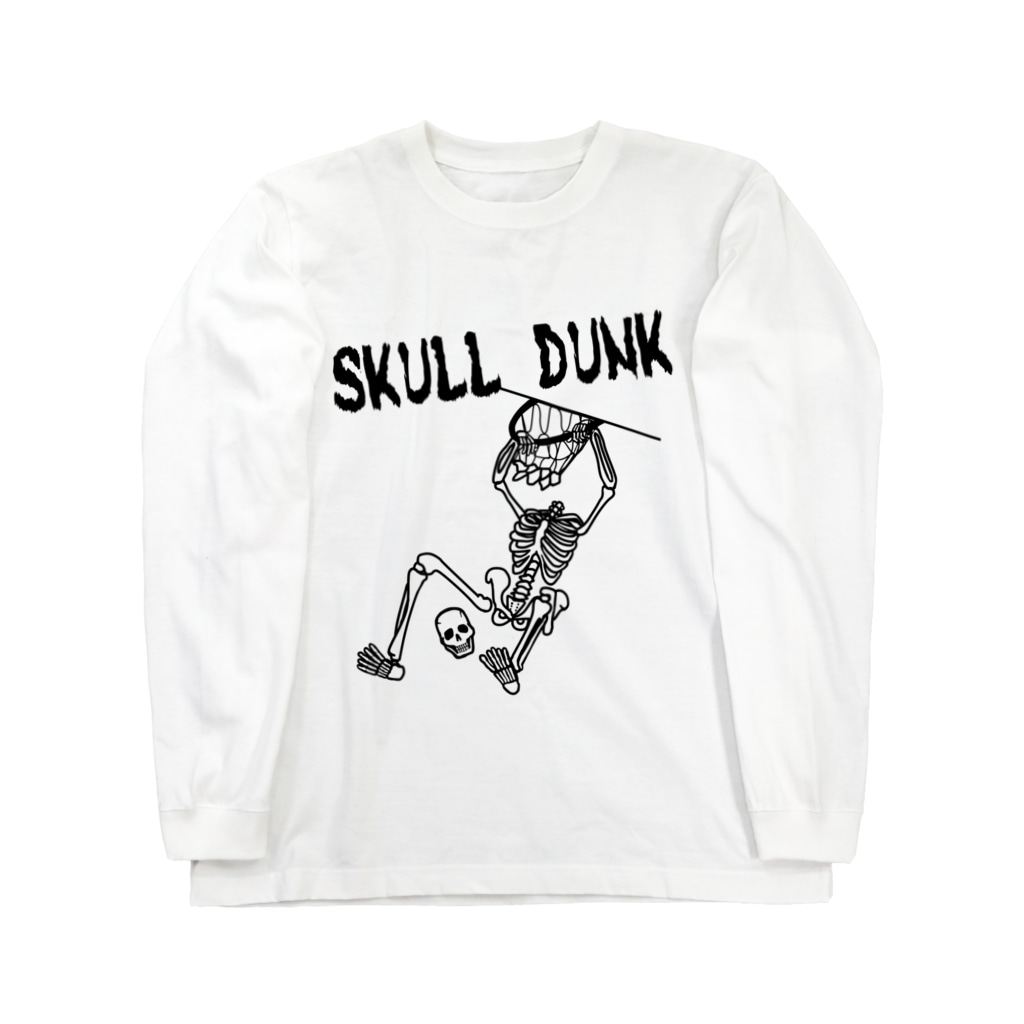 すとろべりーガムFactoryのスカルダンク (自分の頭をダンクシュート) Long Sleeve T-Shirt