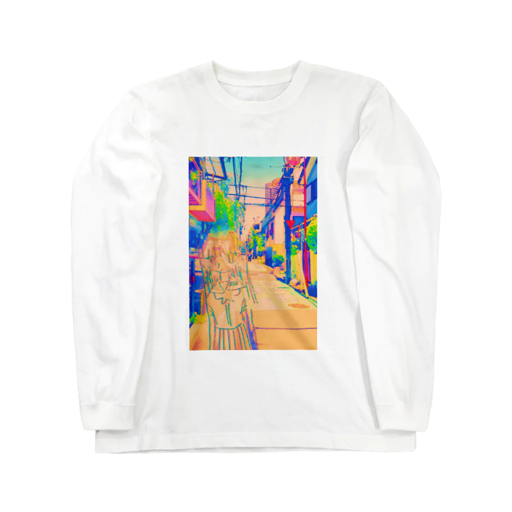 ごきげんマーメイド♪の透明 Long Sleeve T-Shirt