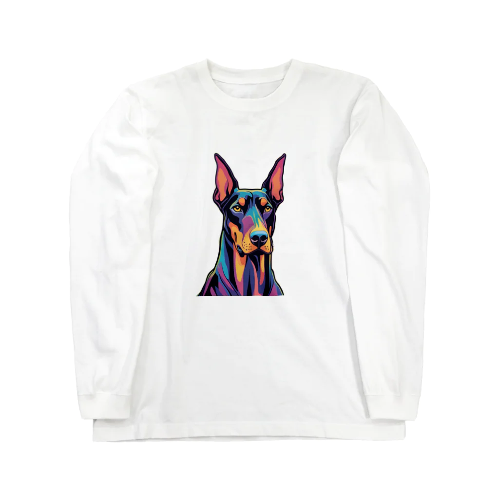 annrannのかっこいいドーベルマン、犬好き Long Sleeve T-Shirt