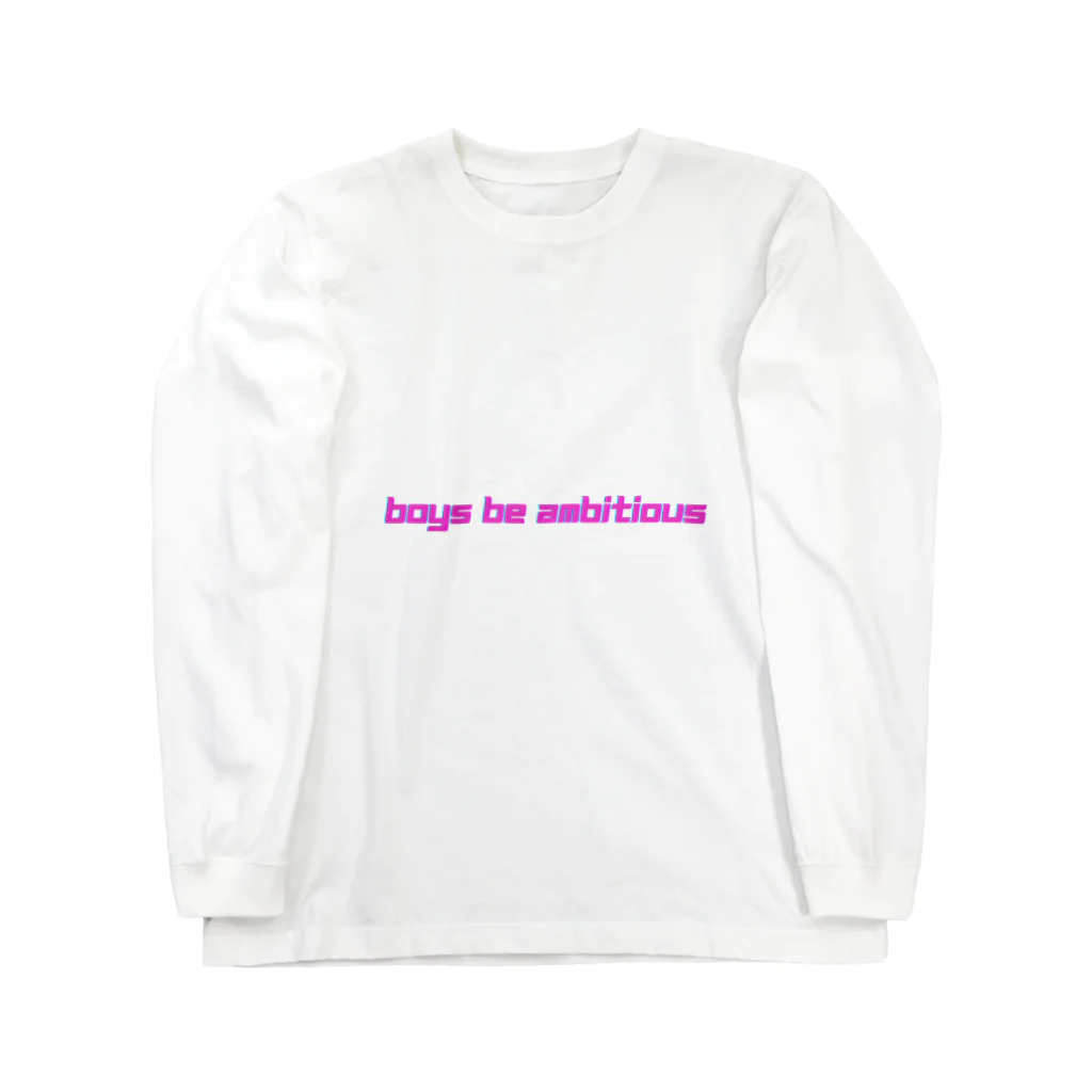 td_clucthの少年よ大志を抱け Long Sleeve T-Shirt