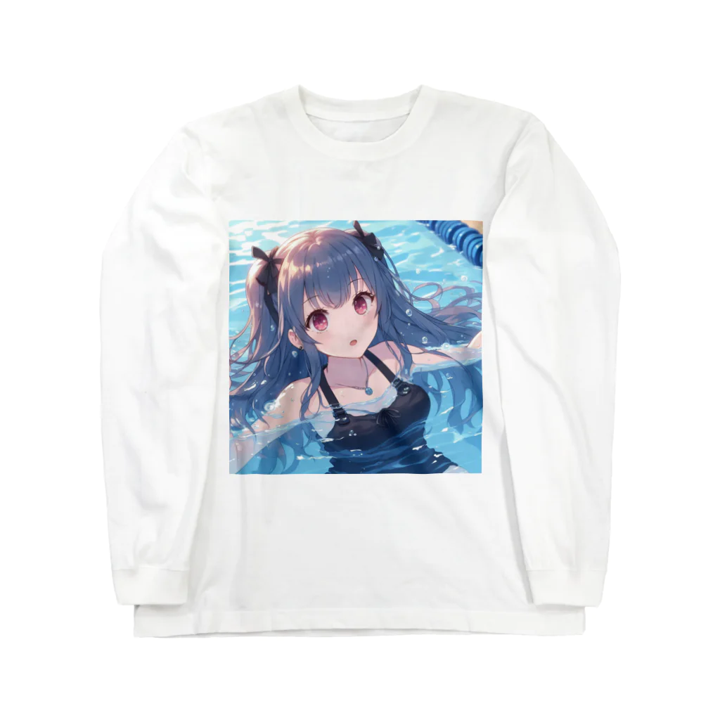 SWQAのプールを楽しむjk Long Sleeve T-Shirt