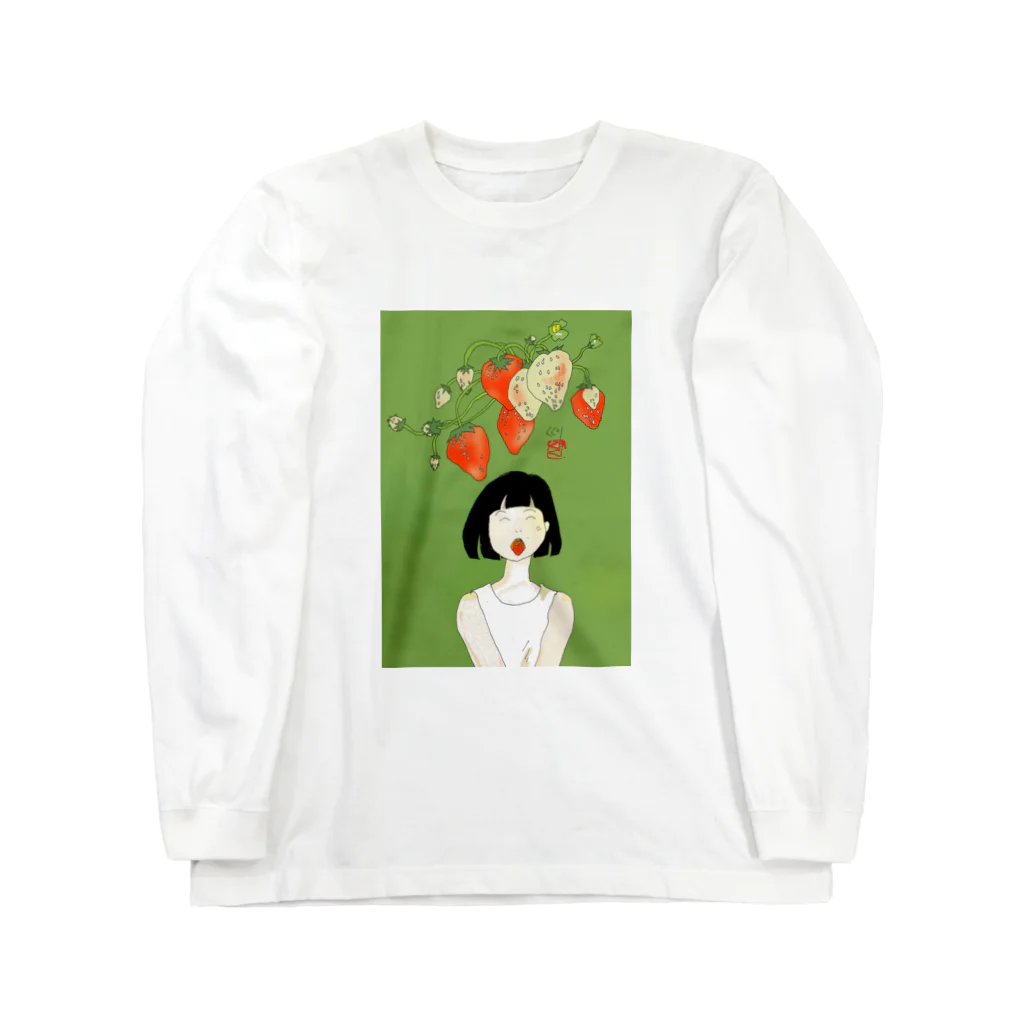 kukuri1957のお店のい・ち・ご Long Sleeve T-Shirt