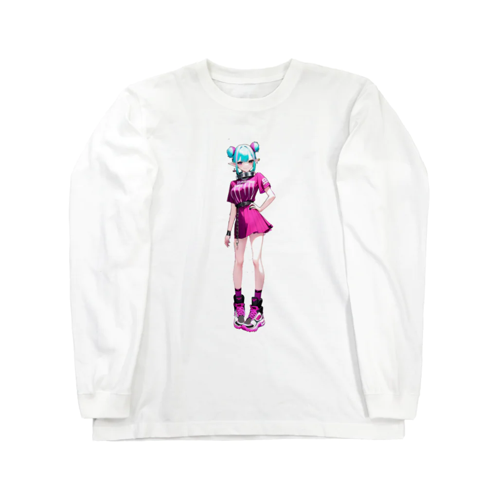 momonekokoの応援するエルフちゃん Long Sleeve T-Shirt