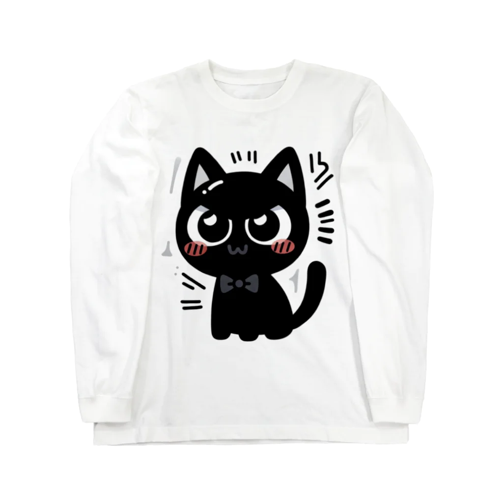 bona fideの開運黒猫　NIGER  ニゲル Long Sleeve T-Shirt