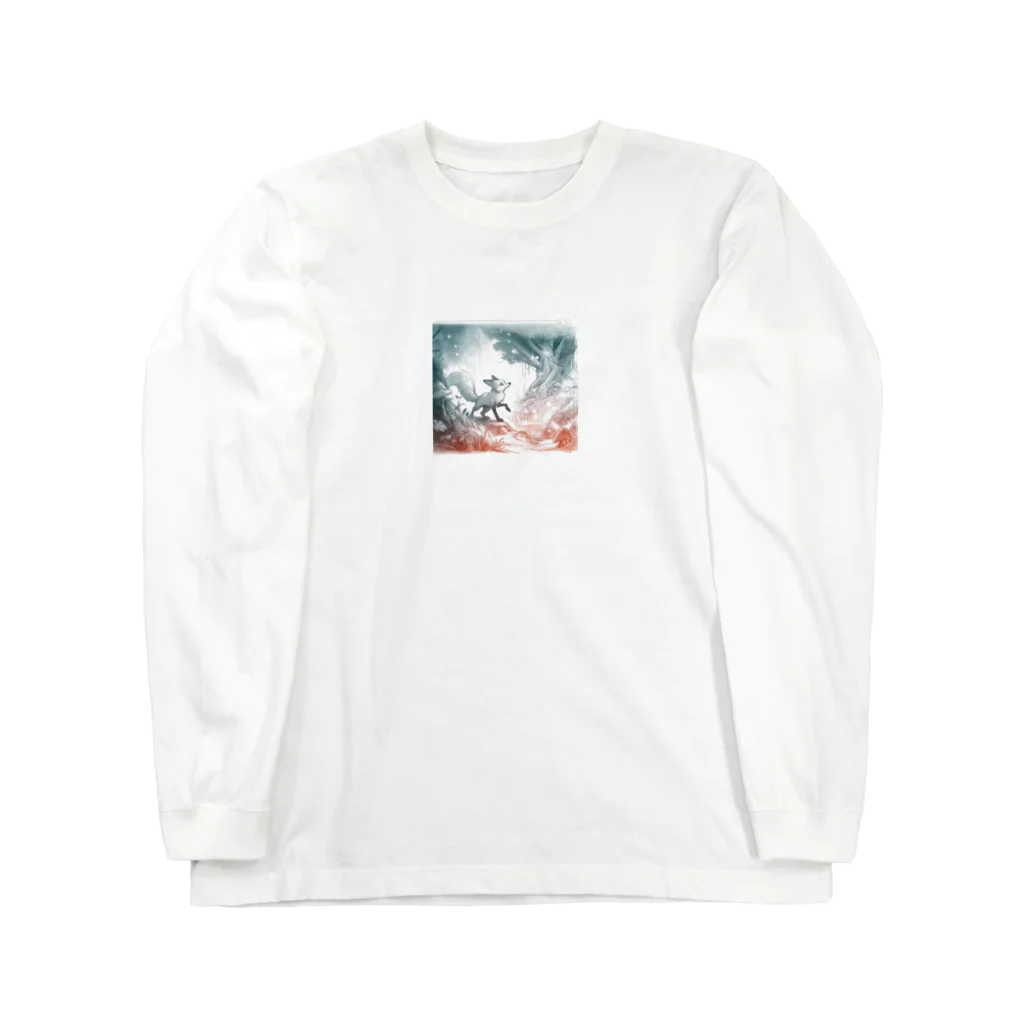 R Uの狐の冒険：魔法の森 Long Sleeve T-Shirt