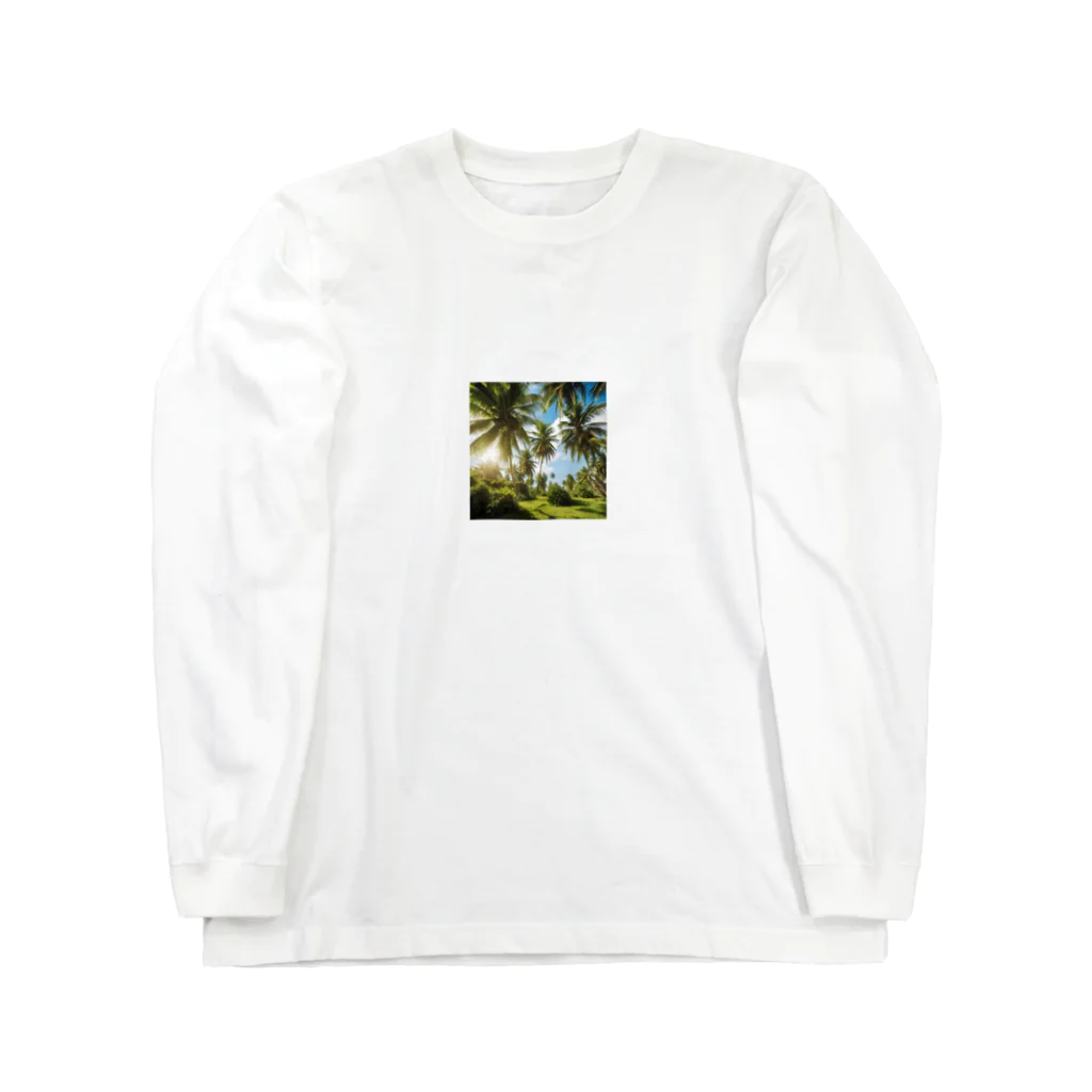 小﨑玲果のココナッツツリーTシャツ Long Sleeve T-Shirt