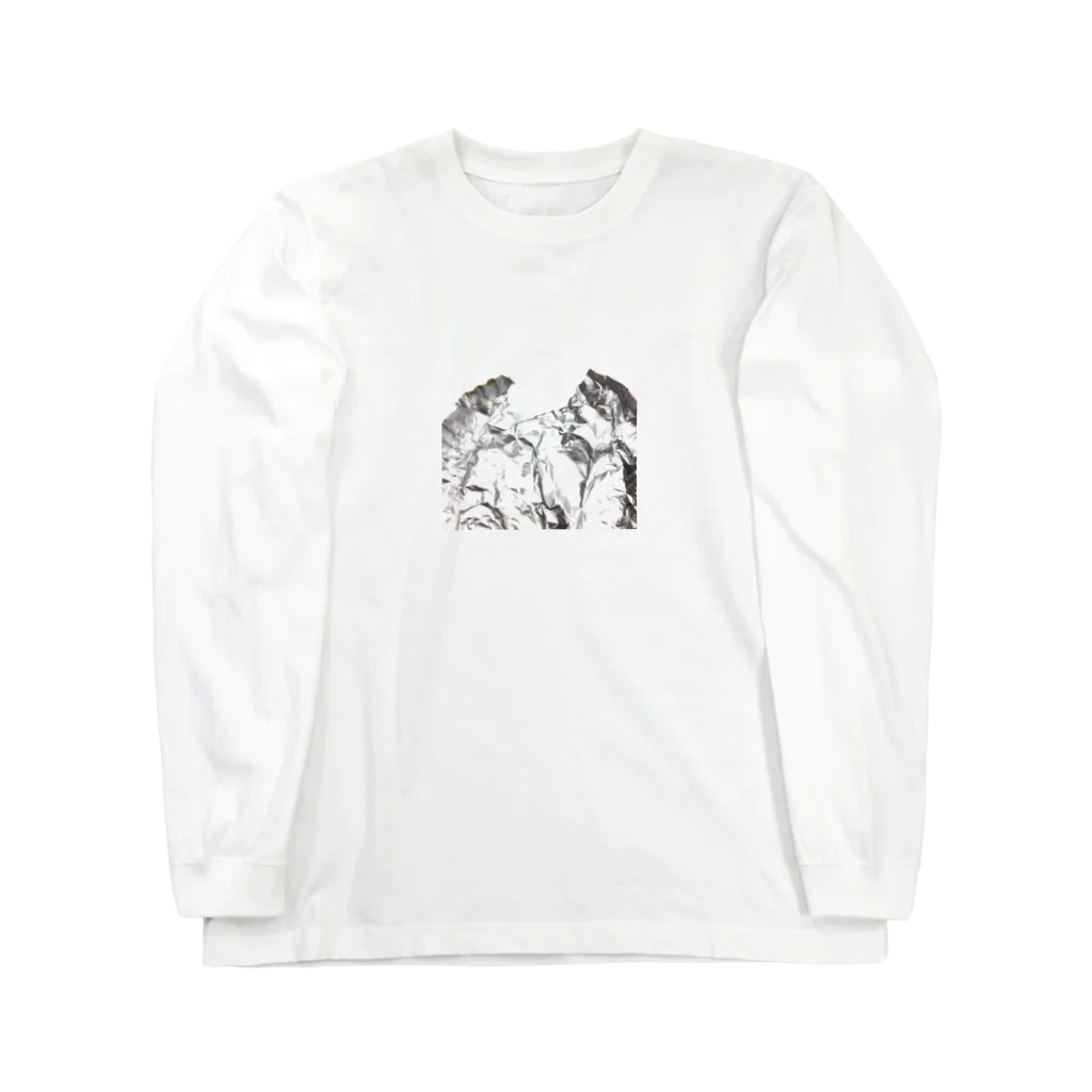 生きるSF巨乳のパンたべてたのに銀紙もたべてた Long Sleeve T-Shirt