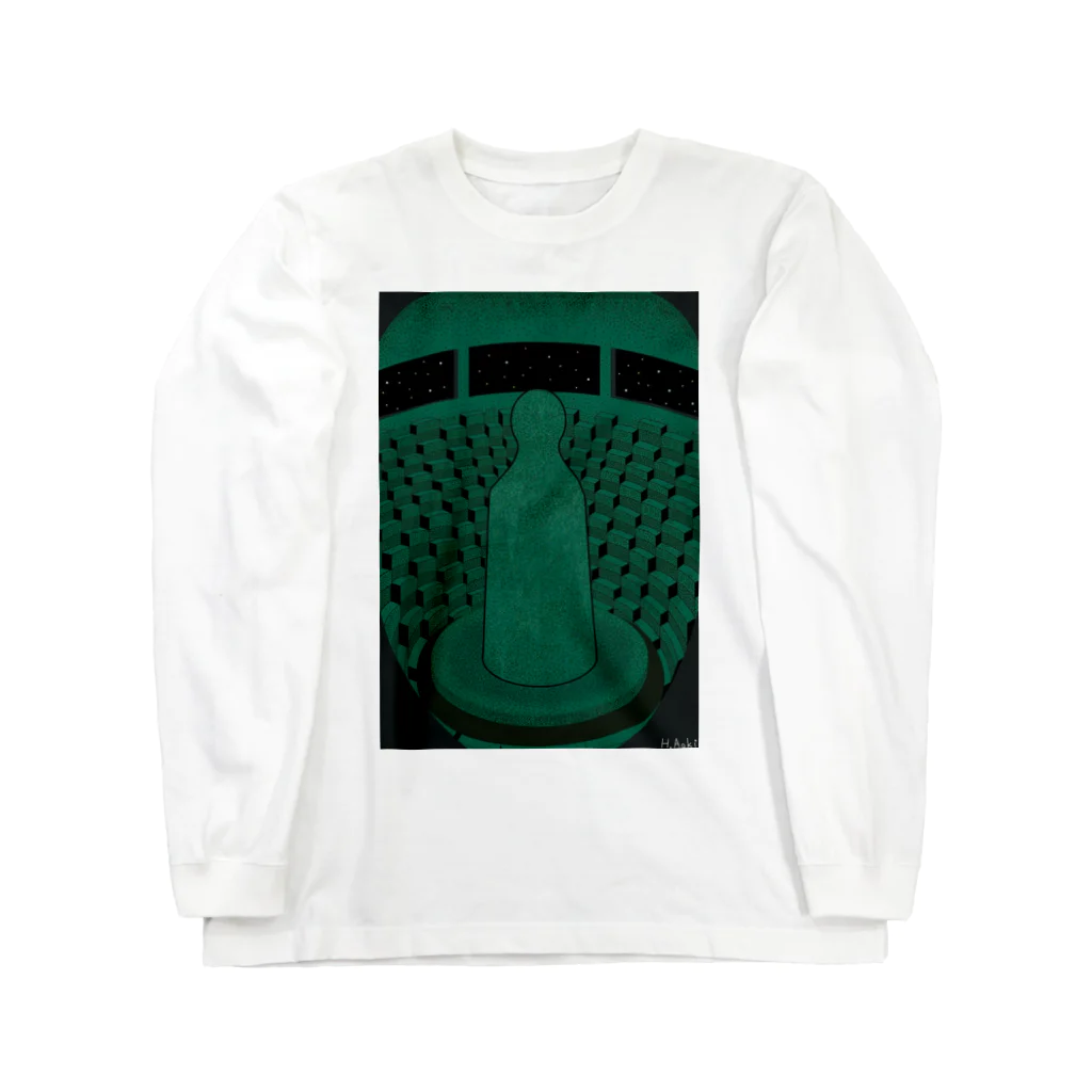 Noedewamaiの夜のコンクリート Long Sleeve T-Shirt