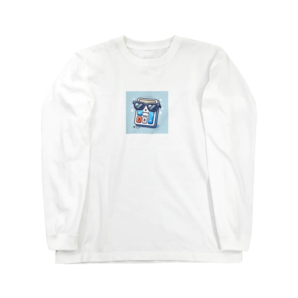 KIglassesの泣き顔の計算機サングラス！ Long Sleeve T-Shirt