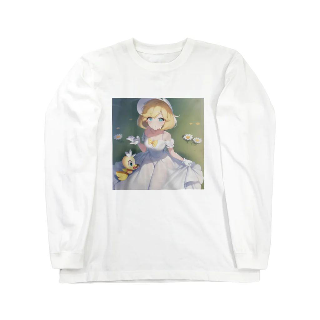 オリジナルグッズショップ KIJITORAのデイジーダック Long Sleeve T-Shirt