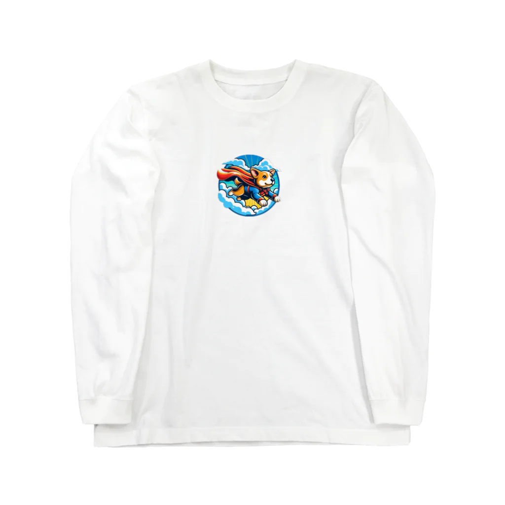 デスペラード幻樂団の空飛ぶワンパワー Long Sleeve T-Shirt