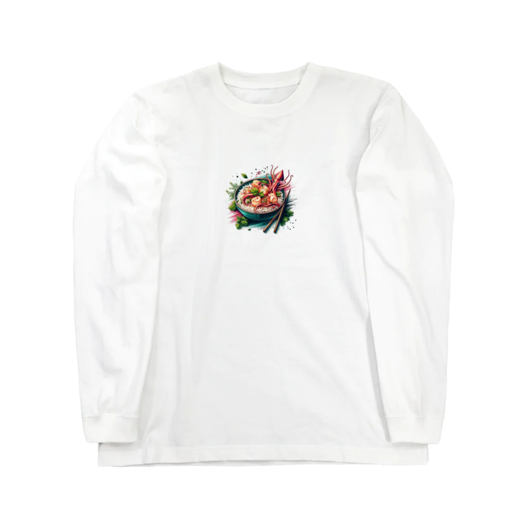 海の幸の香るイカ飯 Long Sleeve T-Shirt