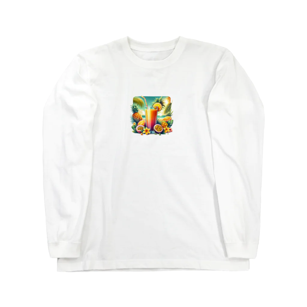 海の幸のトロピカルジュース Long Sleeve T-Shirt