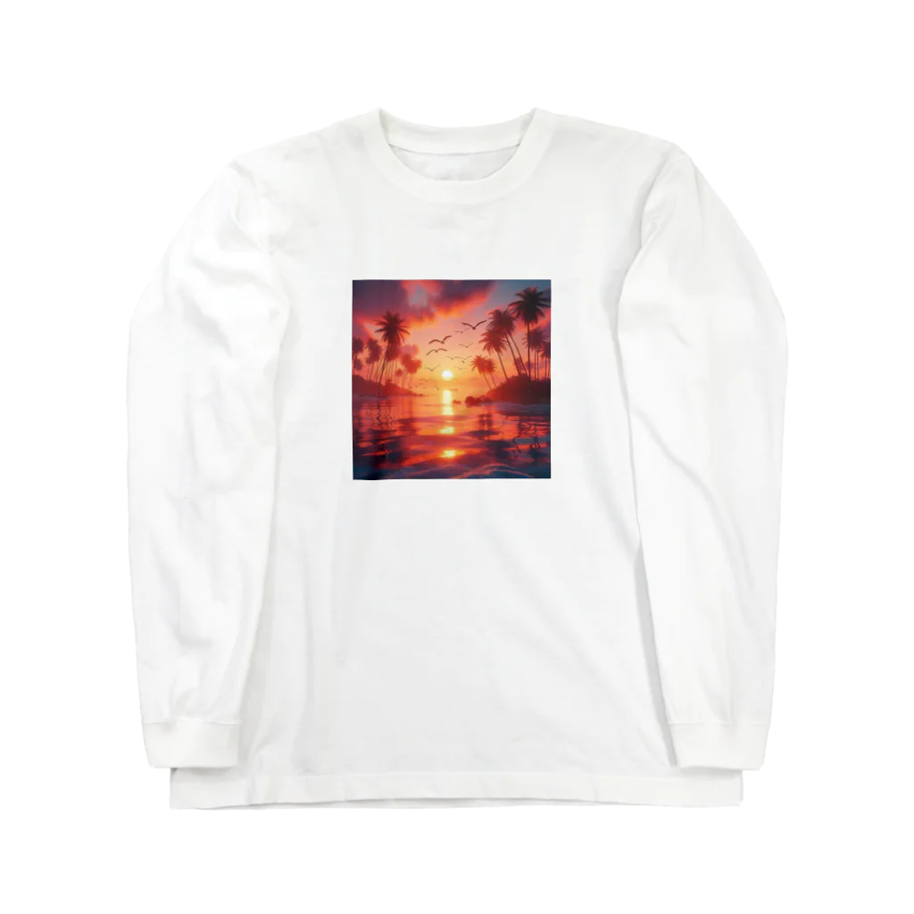 mh03の綺麗な夕焼け Long Sleeve T-Shirt