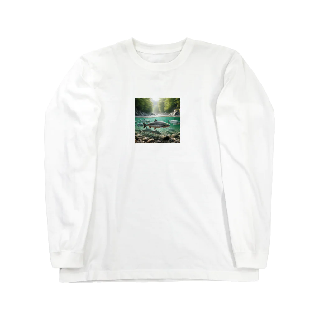 camembertcheeseのサーモングッズ Long Sleeve T-Shirt