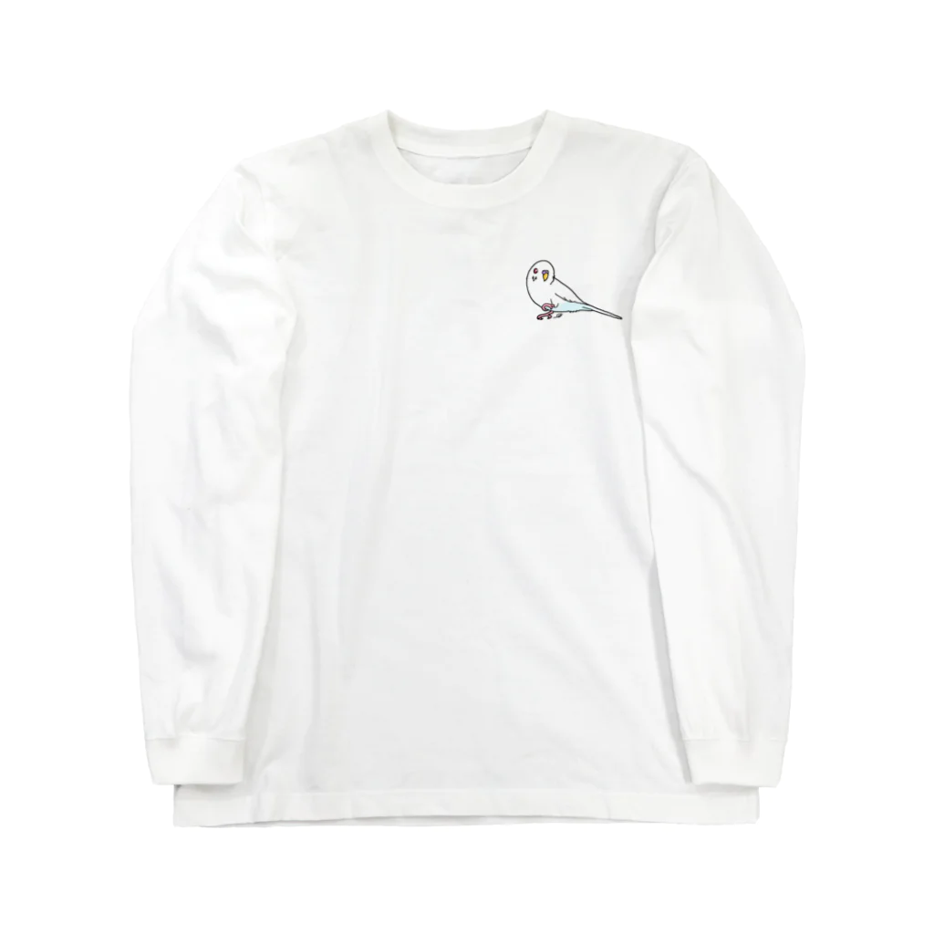 つむぴっちゃんinコタツの白インコ Long Sleeve T-Shirt