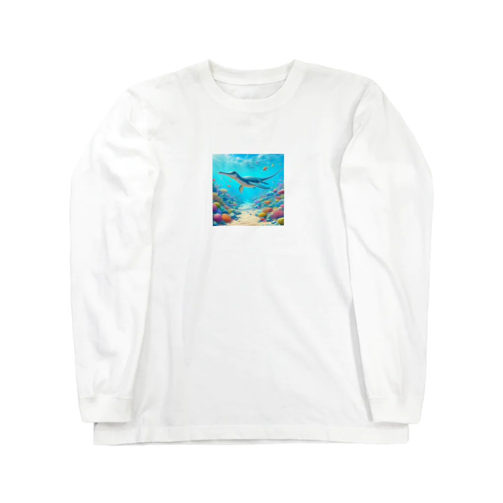 OTIRUBUTUBUTUのアクアぎょ Long Sleeve T-Shirt