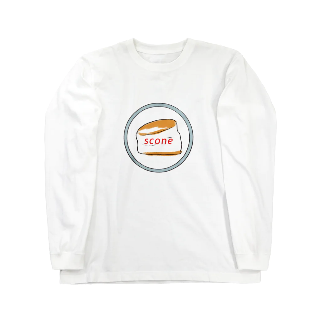 ゆきの絵です。のレトロなスコーン Long Sleeve T-Shirt