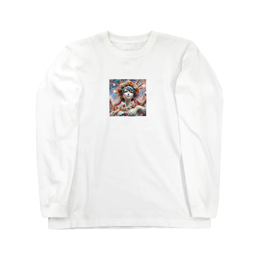 raio-nのアメリカの輝き・パトリオティックシンボル Long Sleeve T-Shirt