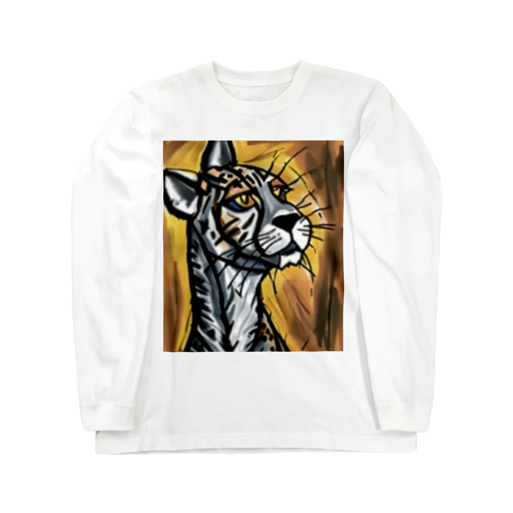 Ppit8の野生の猫 Long Sleeve T-Shirt