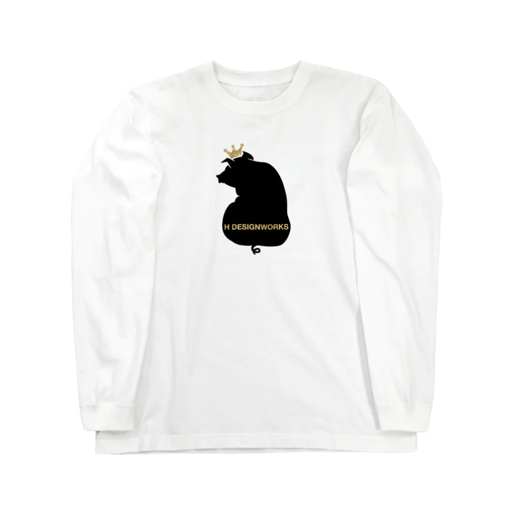 HDWの王冠BUTA Long Sleeve T-Shirt