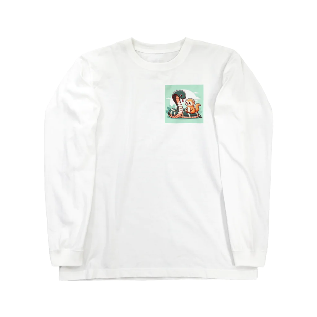 春薫杜のグースとコッピー Long Sleeve T-Shirt