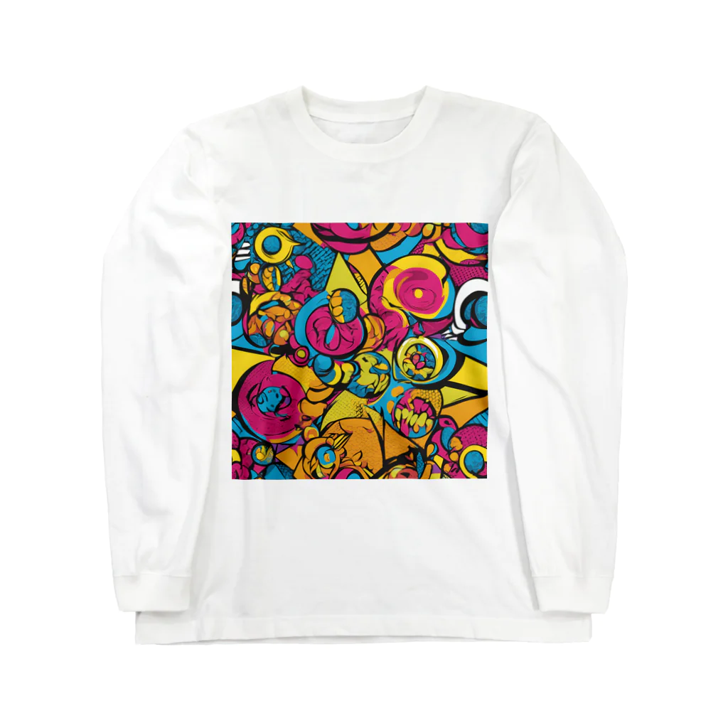 8890のポップアート Long Sleeve T-Shirt