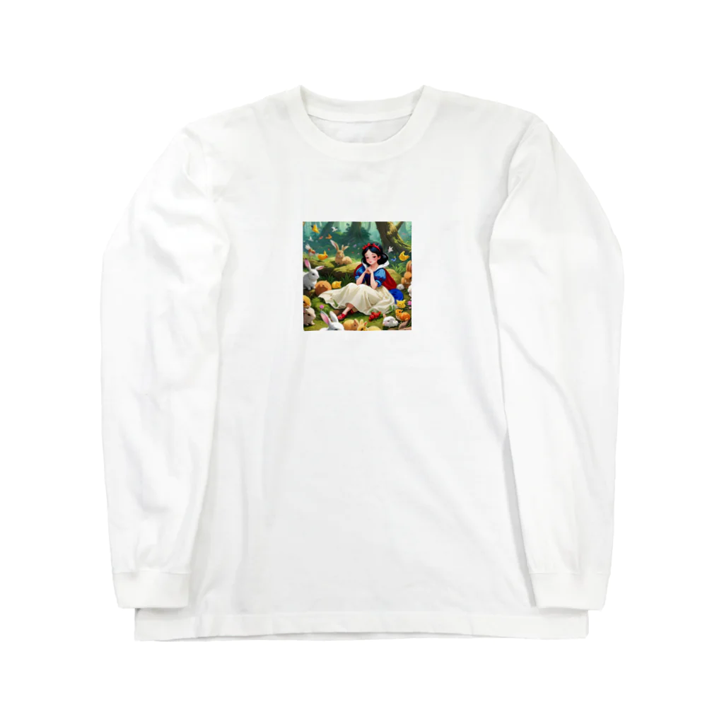 ぴよぴよショップの森の白雪姫 Long Sleeve T-Shirt