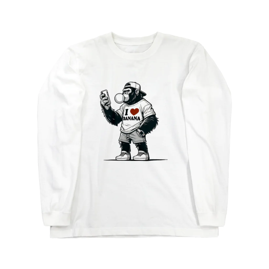 GORILLA_CLUBのストリートゴリー ロングスリーブTシャツ