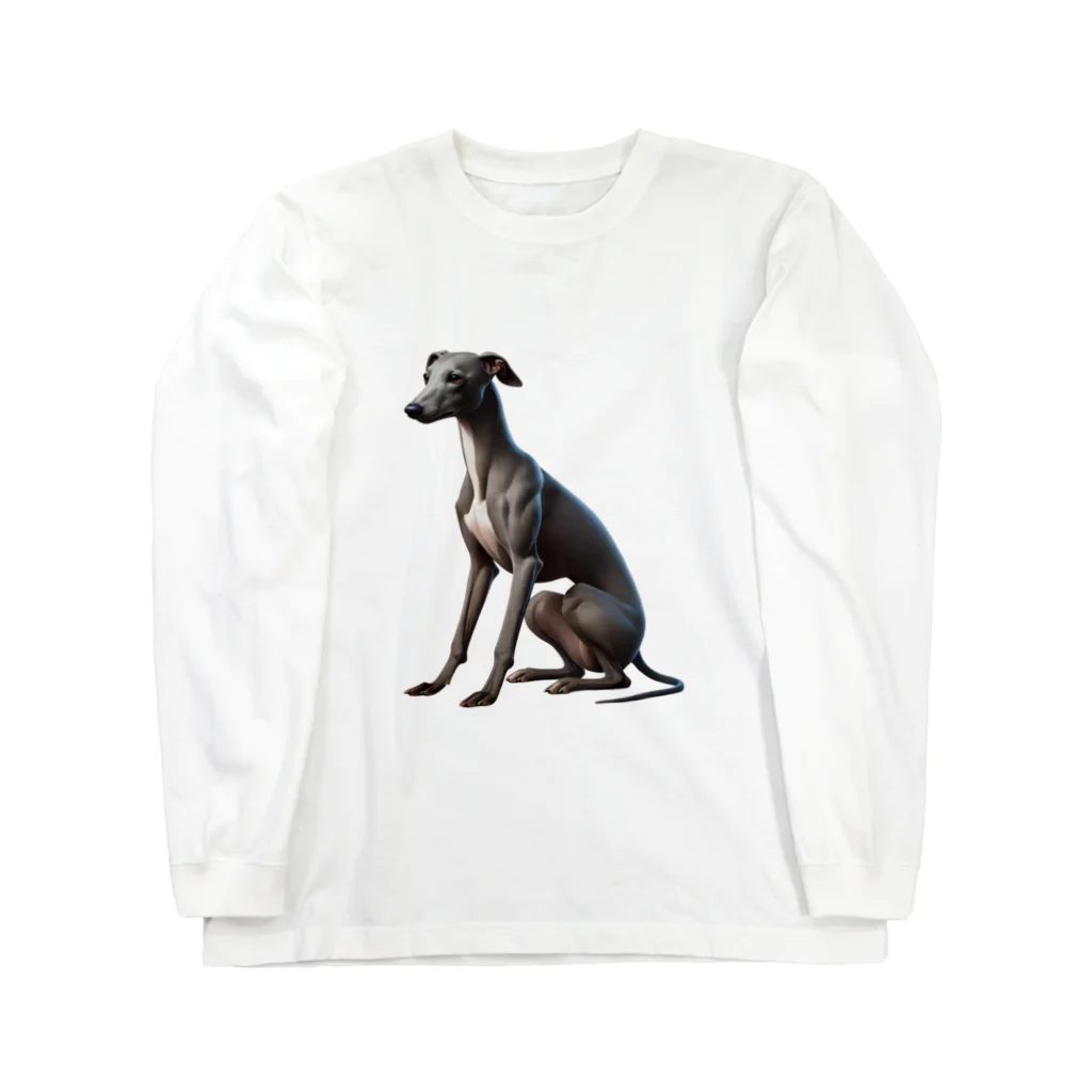 チェリモヤのイタリアン グレイハウンド 02 Long Sleeve T-Shirt