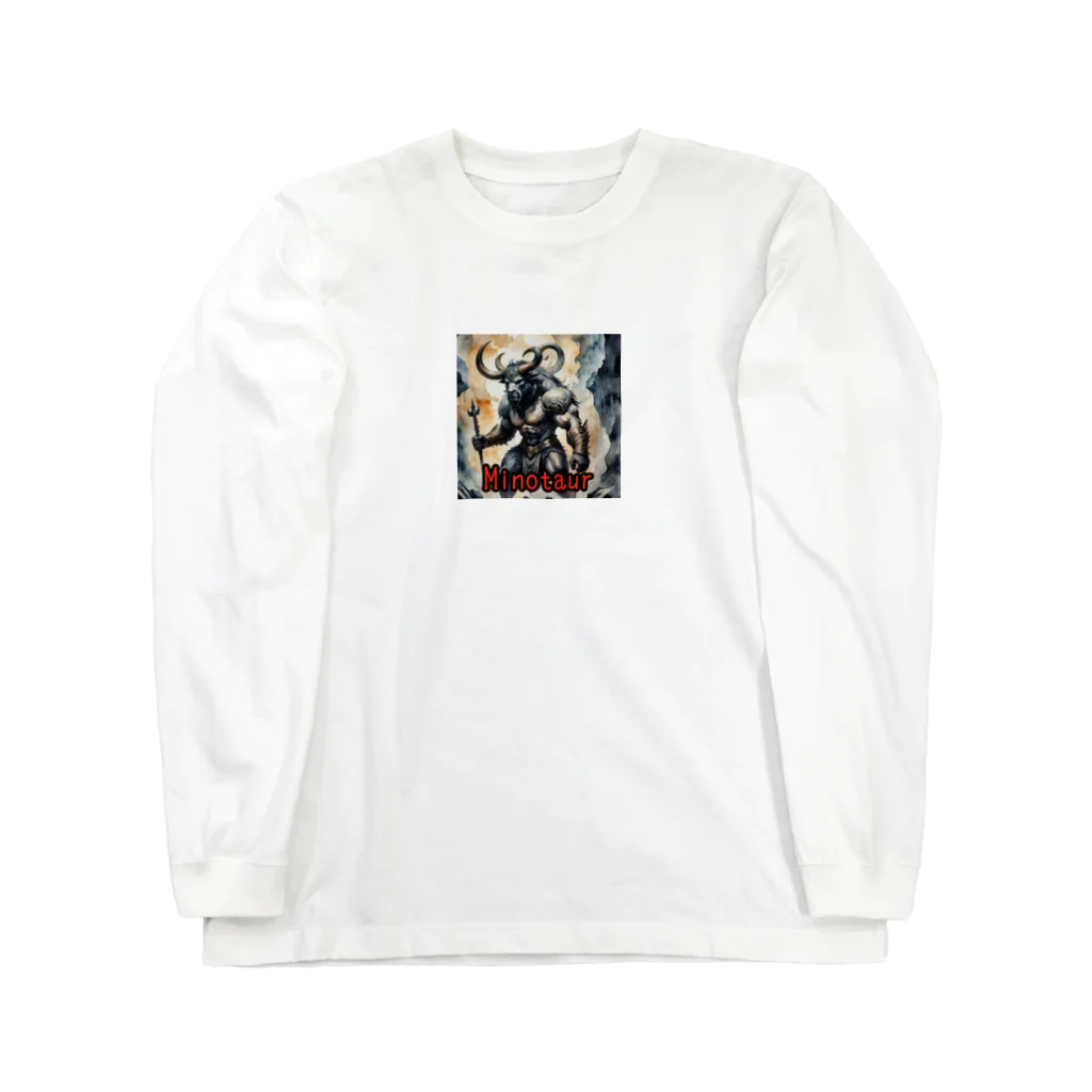 nkbg50のモンスターシリーズ（リアル）：Minotaur Long Sleeve T-Shirt