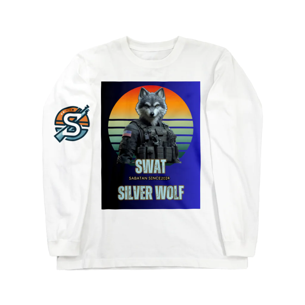 SaBATaNのSWAT シルバーウルフ1 Long Sleeve T-Shirt