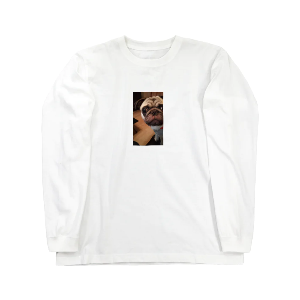 PaguparkのPugのぱぐお Long Sleeve T-Shirt