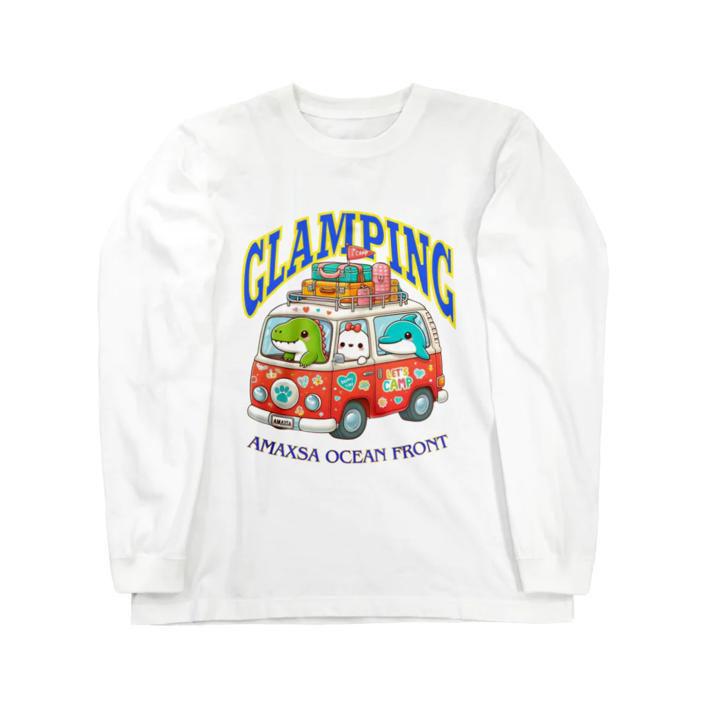 H.webPのAmaxsaオーシャンフロント-Glamping ロングスリーブTシャツ