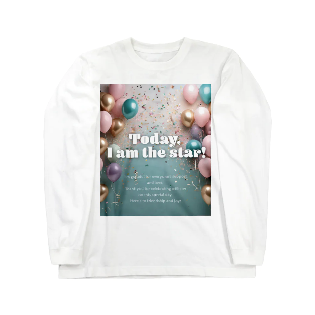 LUMINOUS_の本日の主役！I'm star!! ロングスリーブTシャツ