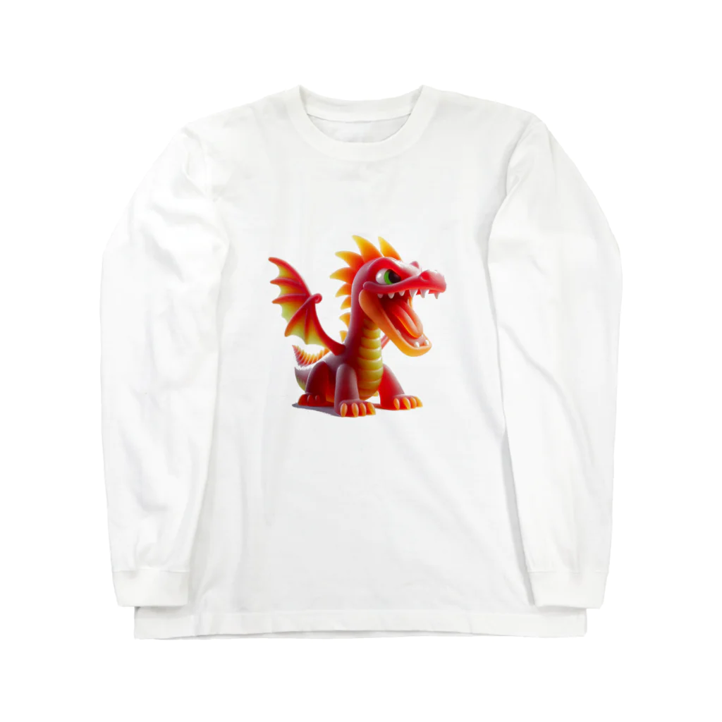 dramusumeのドラゴングミ食べよぉ ロングスリーブTシャツ