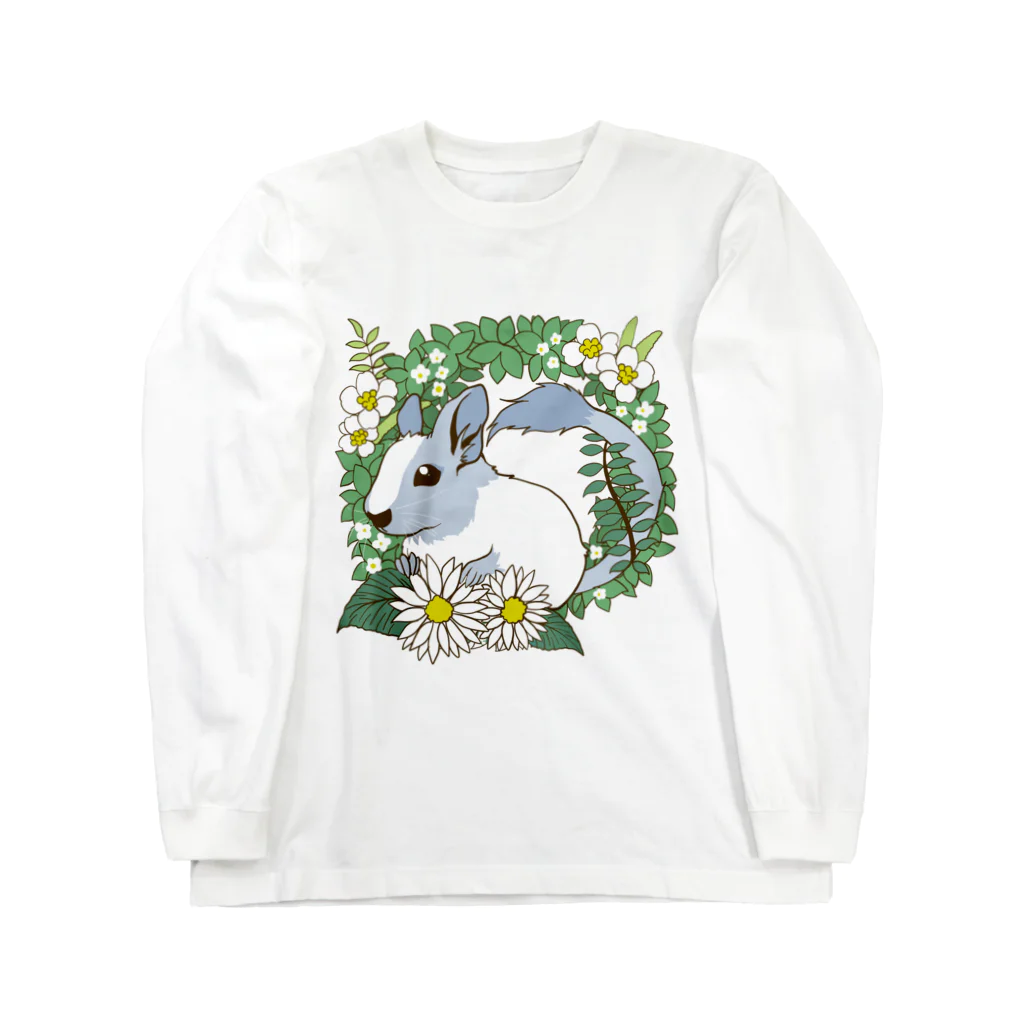 Lichtmuhleのデグーとグリーンリース Long Sleeve T-Shirt