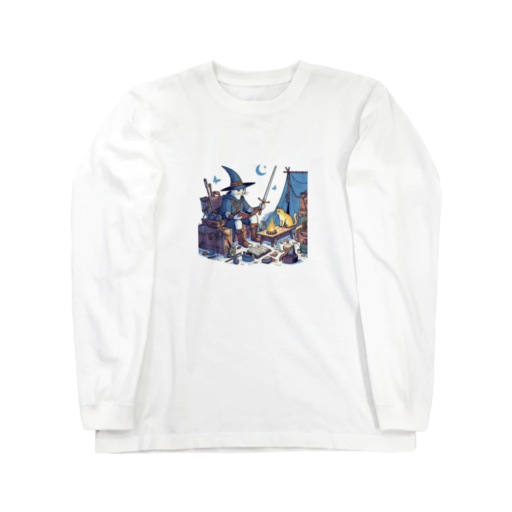 frogsystemの猫の行商人 Long Sleeve T-Shirt